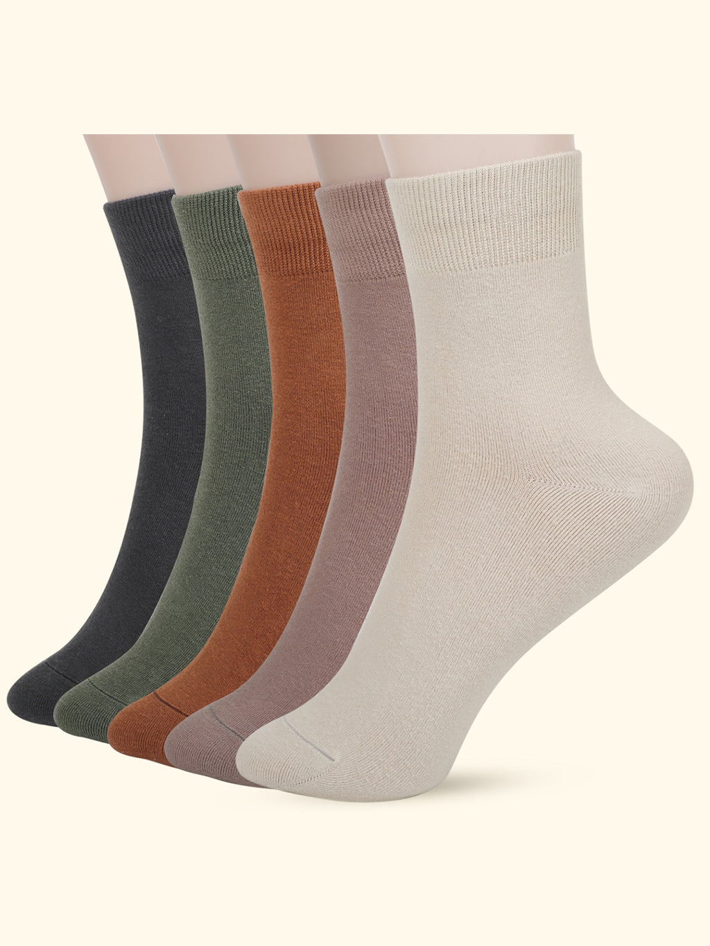 Crew  5 Pairs  Multicolored