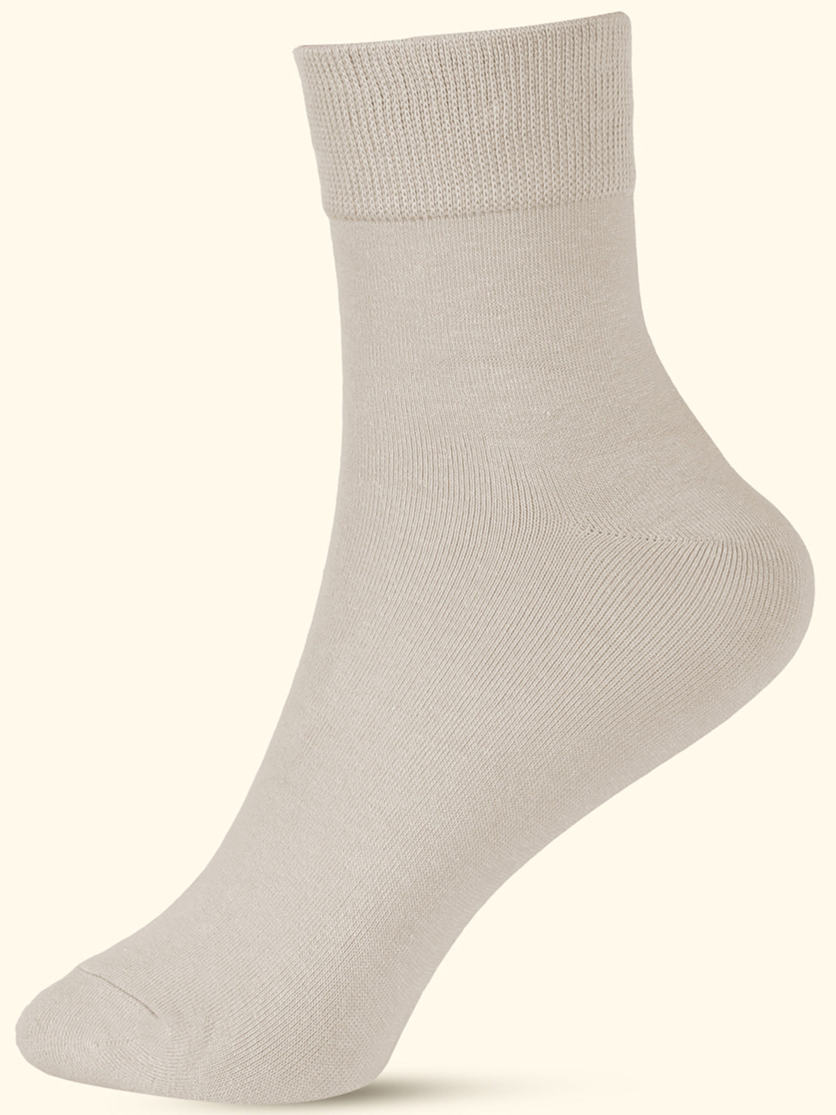 Crew  5 Pairs  Md Beige
