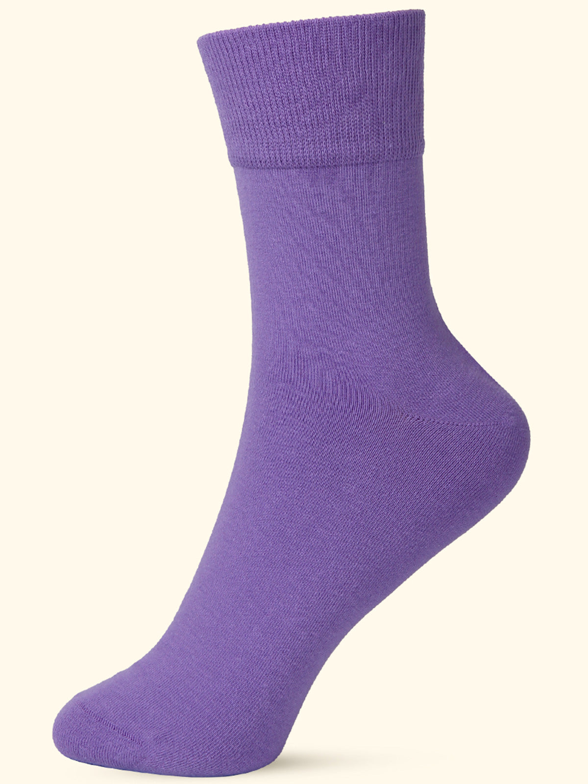 Crew  5 Pairs  Light Purple