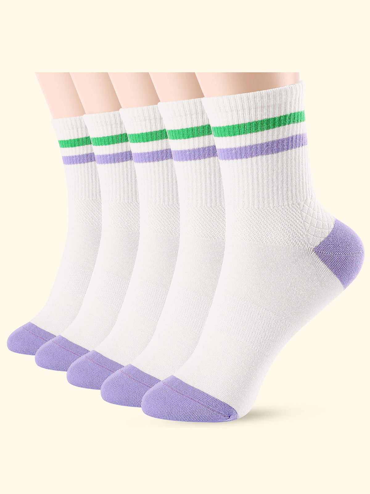 Mini Crew 5 Pairs Stripe
