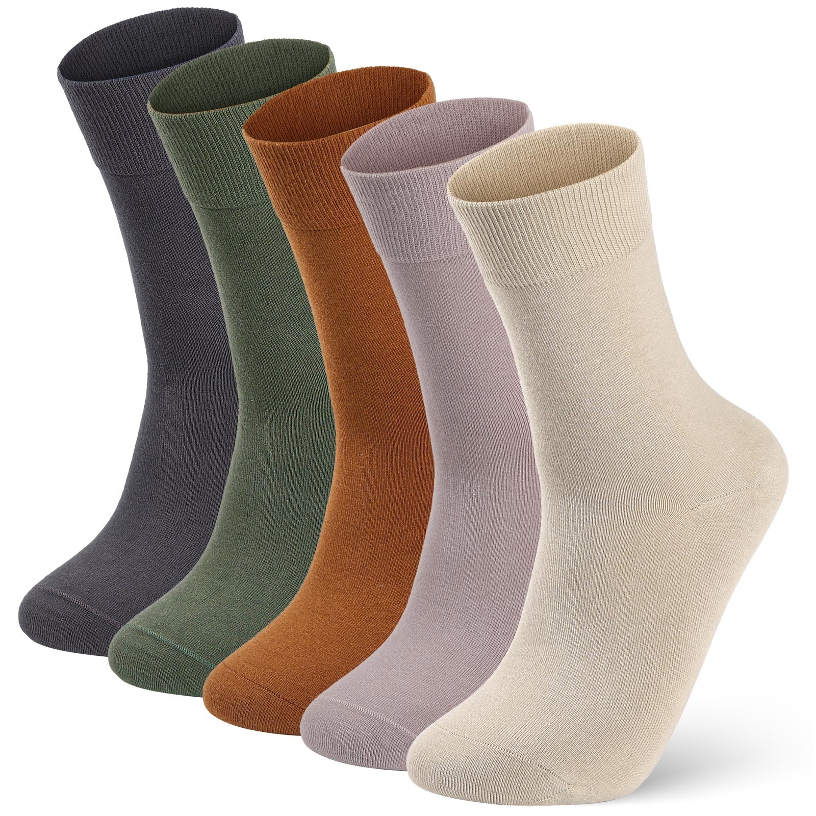 Crew 5 Pairs Multicolored