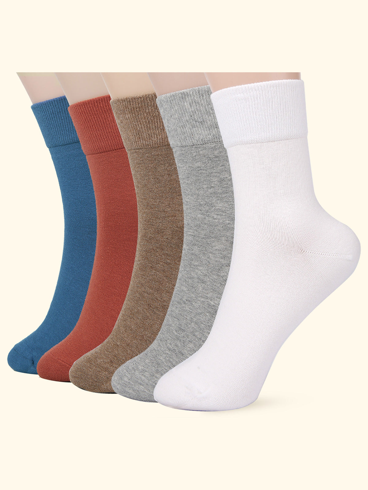 Crew  5 Pairs  Multicolor02
