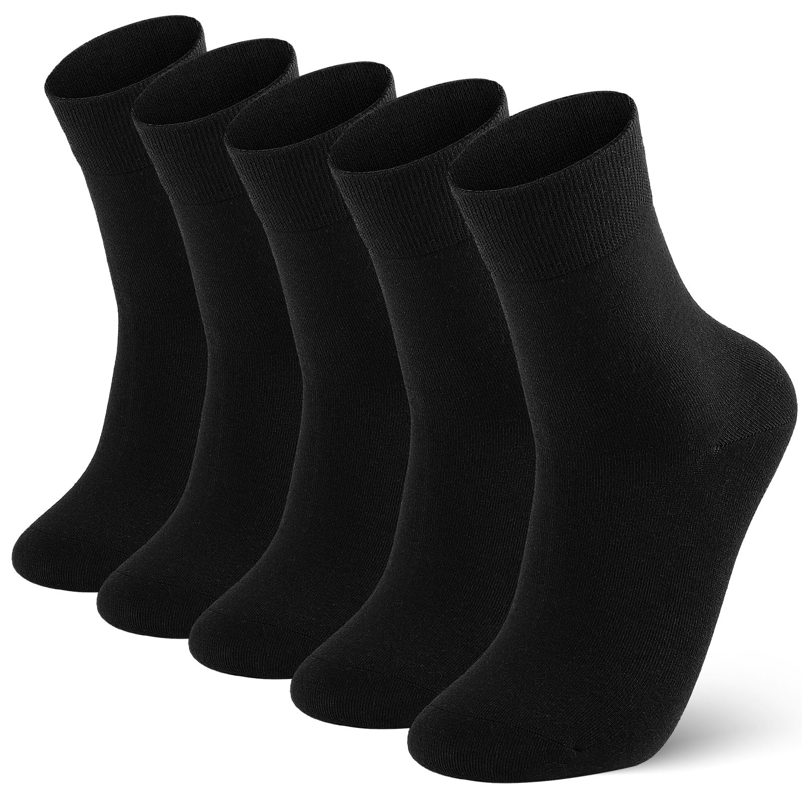 Crew 5 Pairs Black