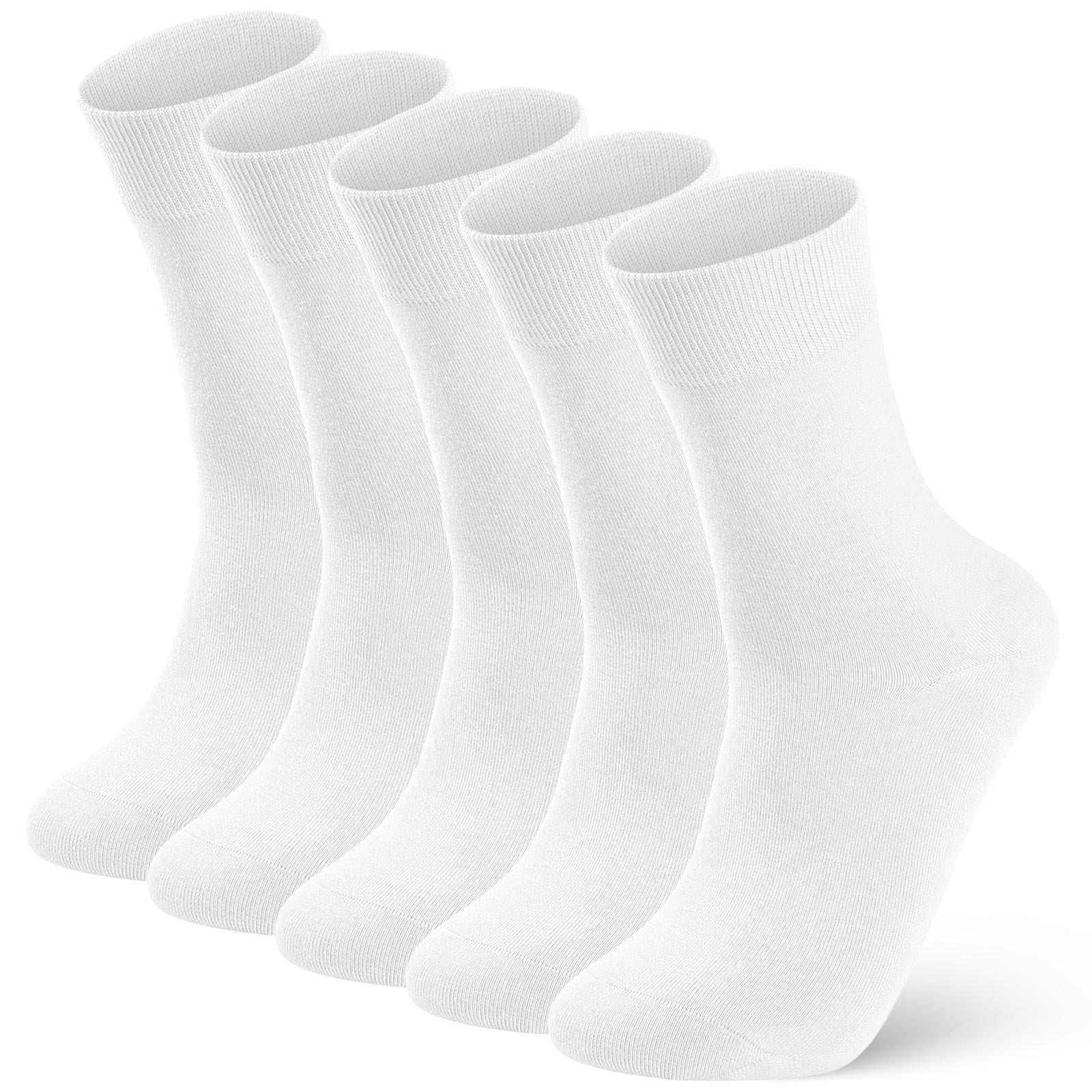 Crew 5 Pairs White