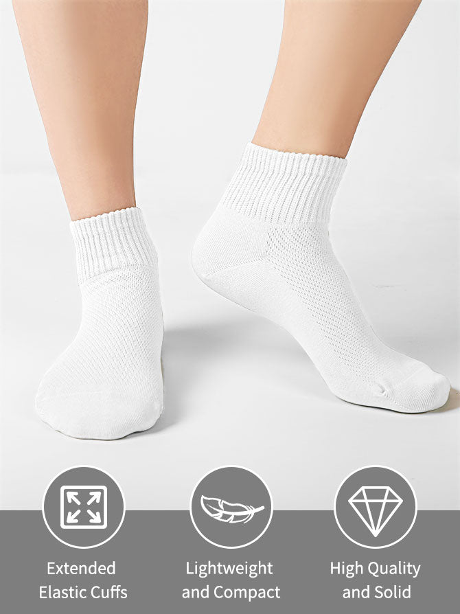 Mini Crew  5 Pairs  White