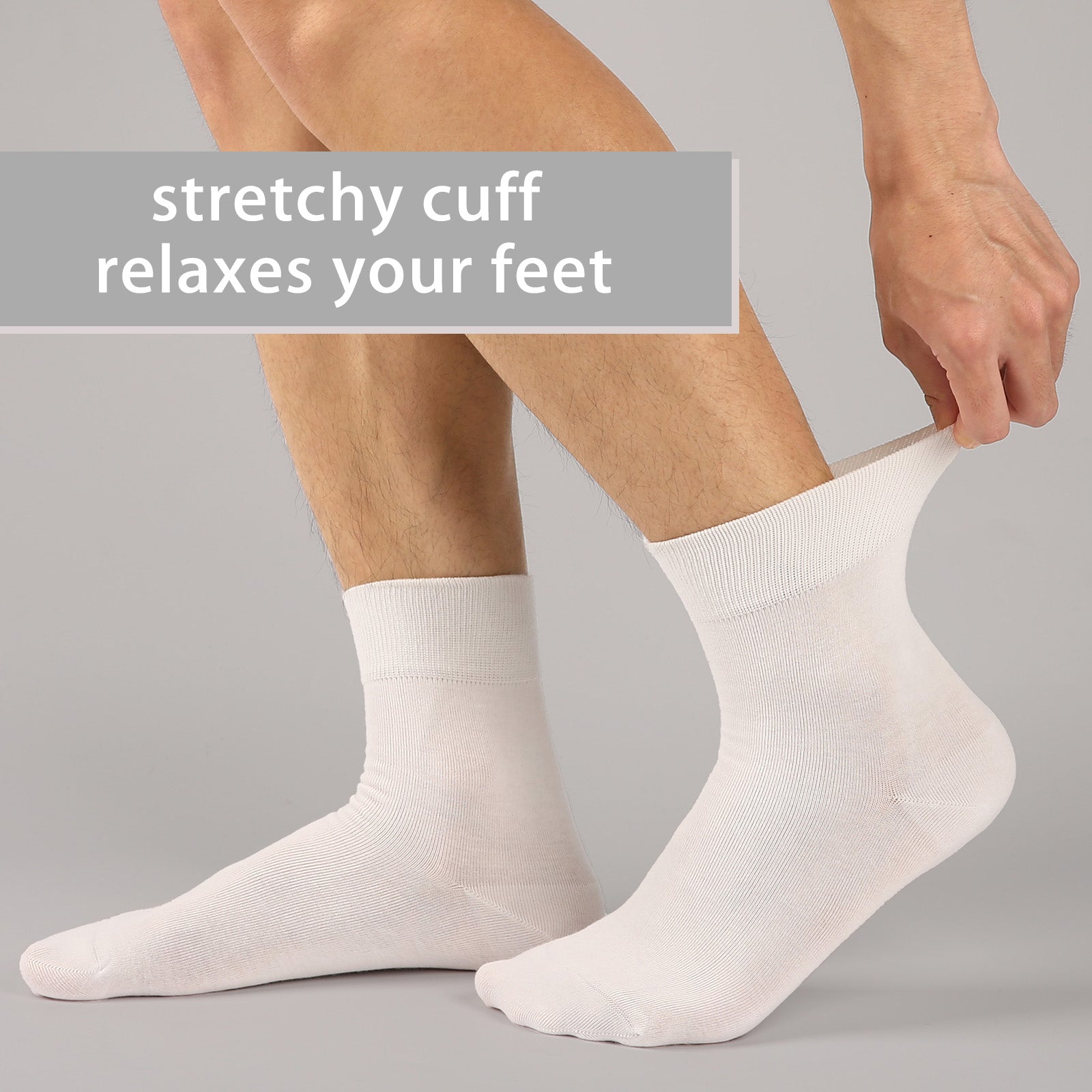 Crew 5 Pairs White