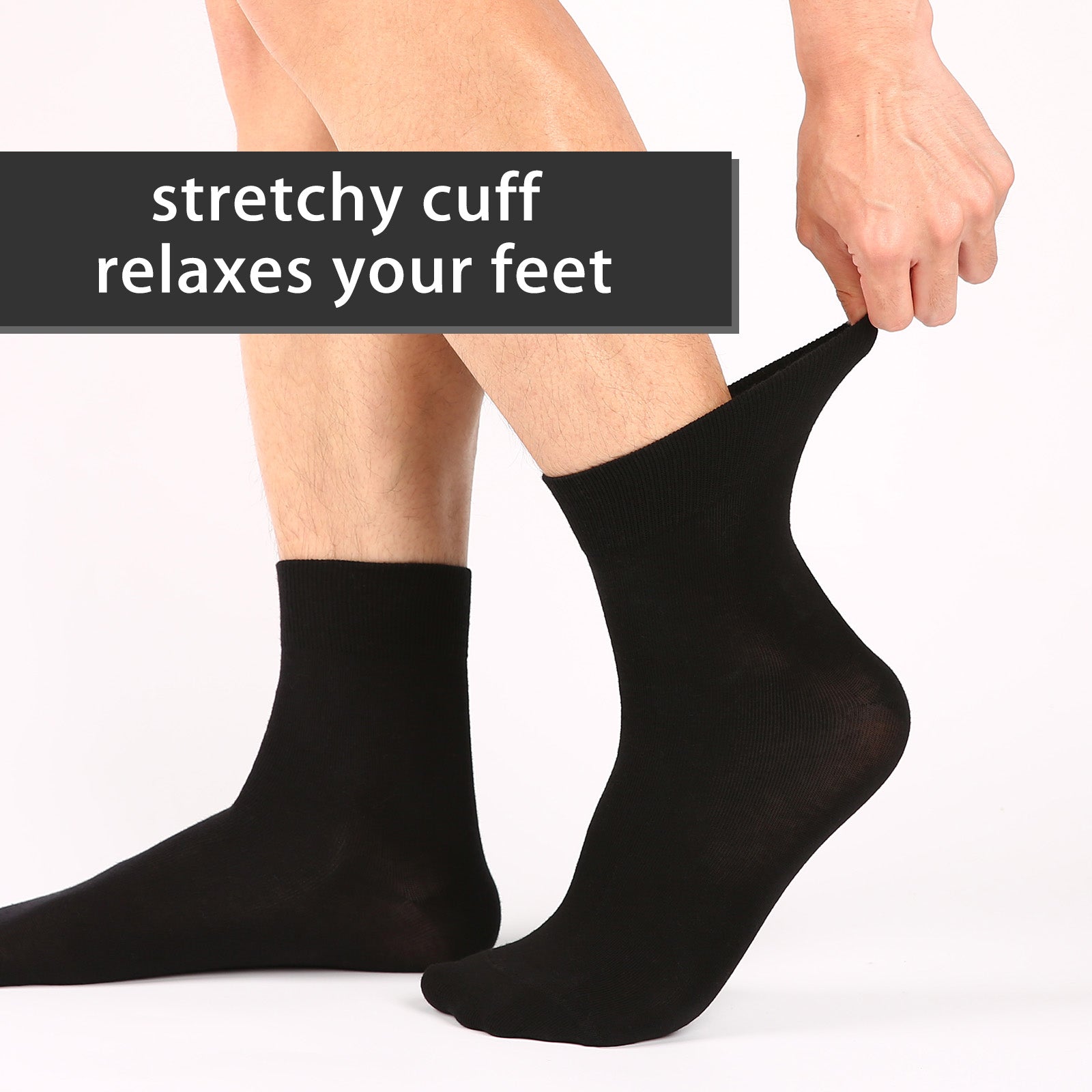 Crew 5 Pairs Black
