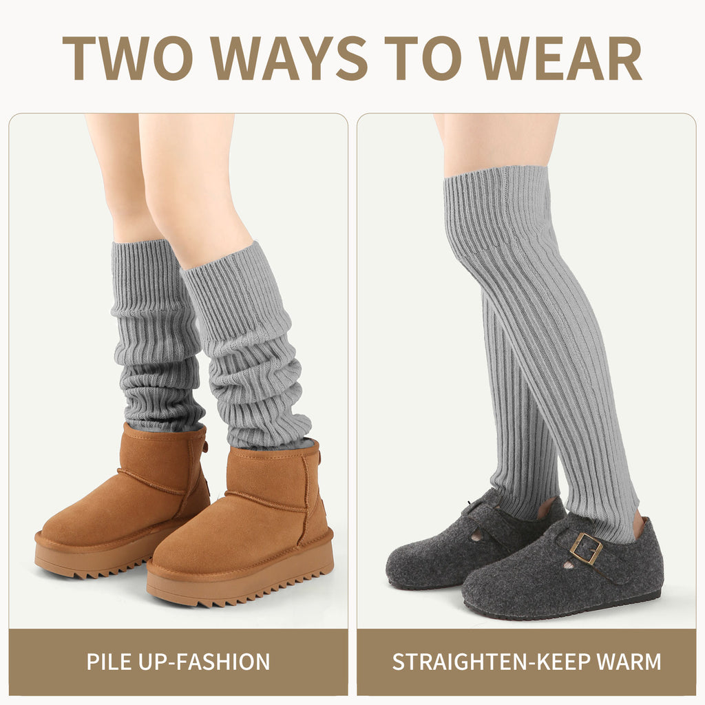 Stirrup Leg Warmers Grey