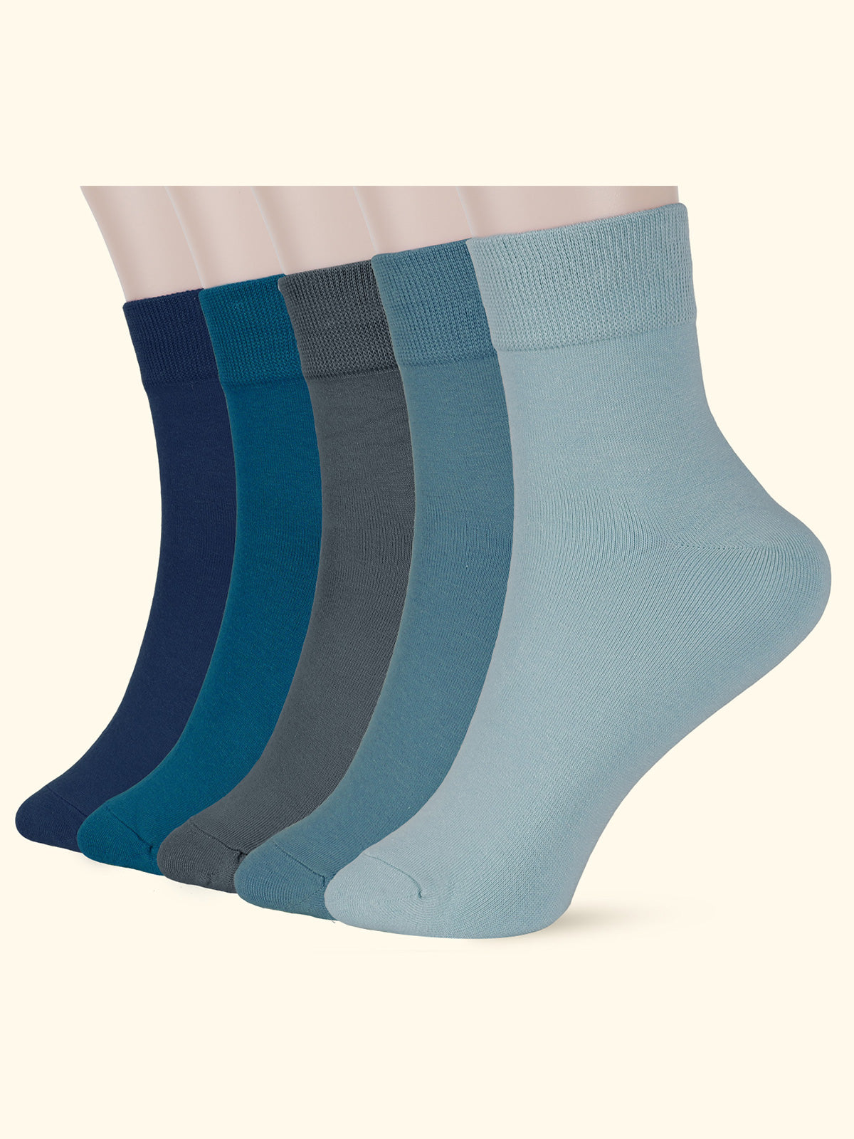 Crew  5 Pairs  Blue