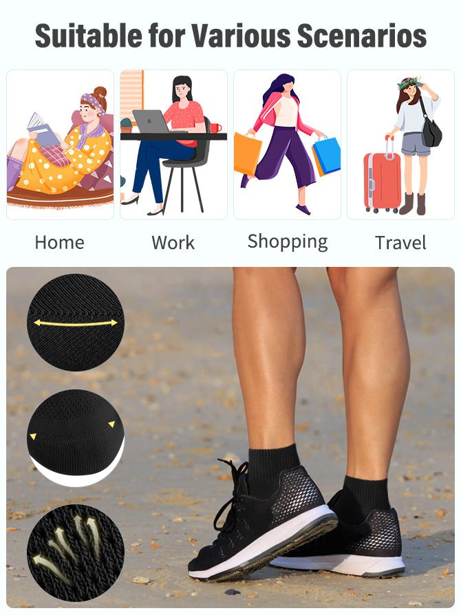 Mini Crew  5 Pairs  Black