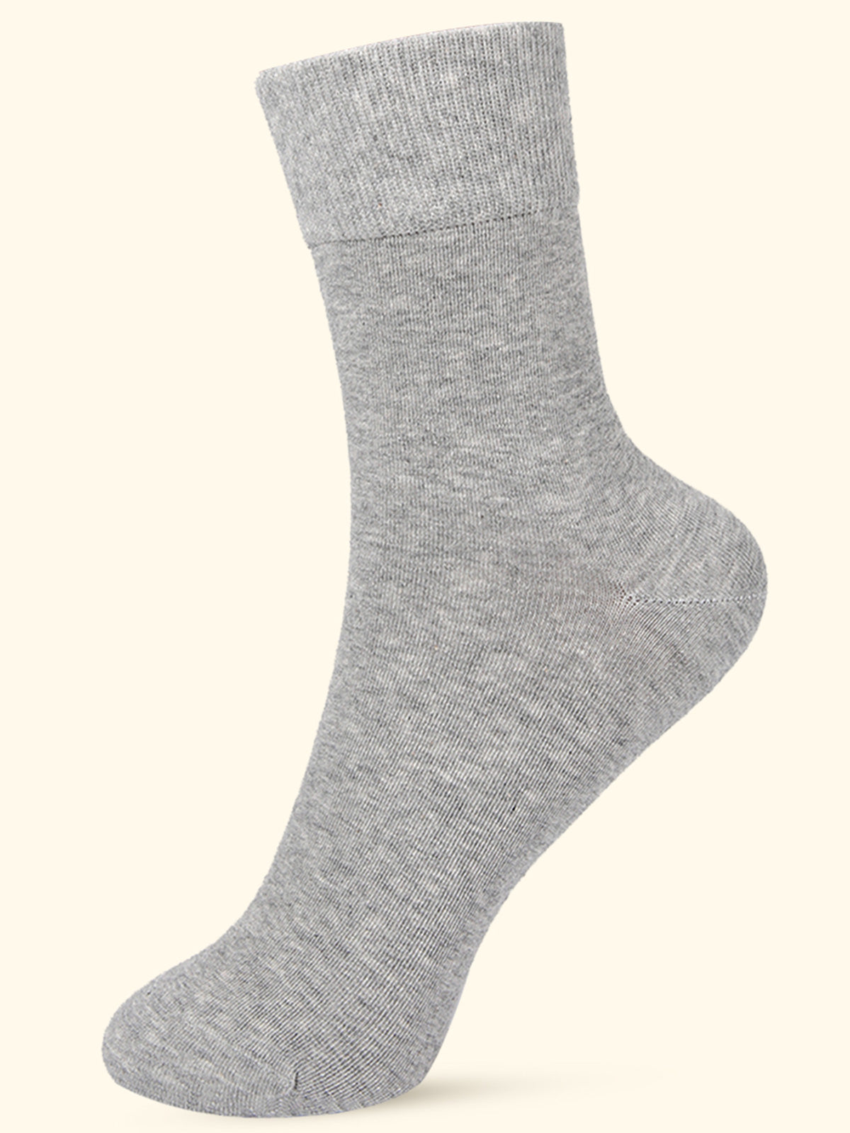 Crew  5 Pairs  Light Grey
