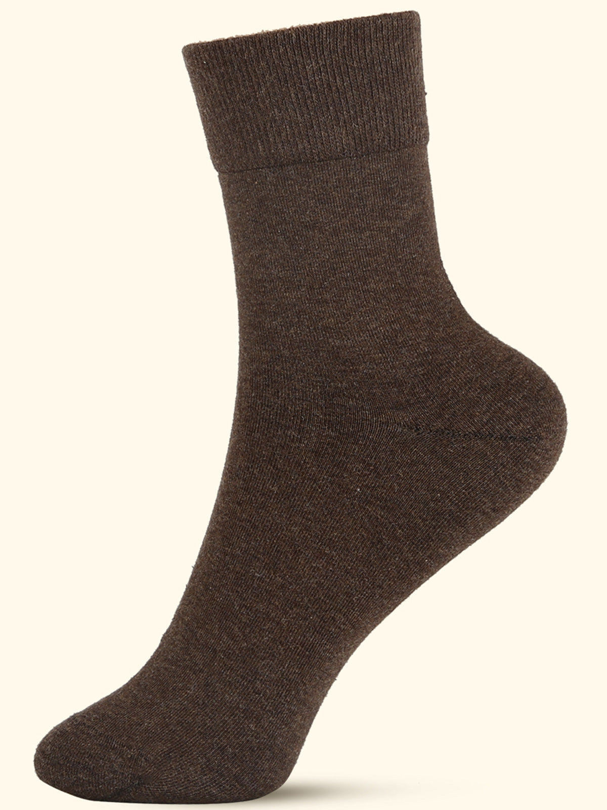 Crew  5 Pairs  Dark Brown
