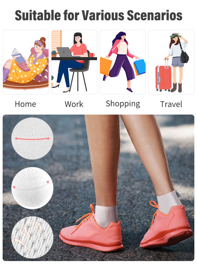 Mini Crew  5 Pairs  White
