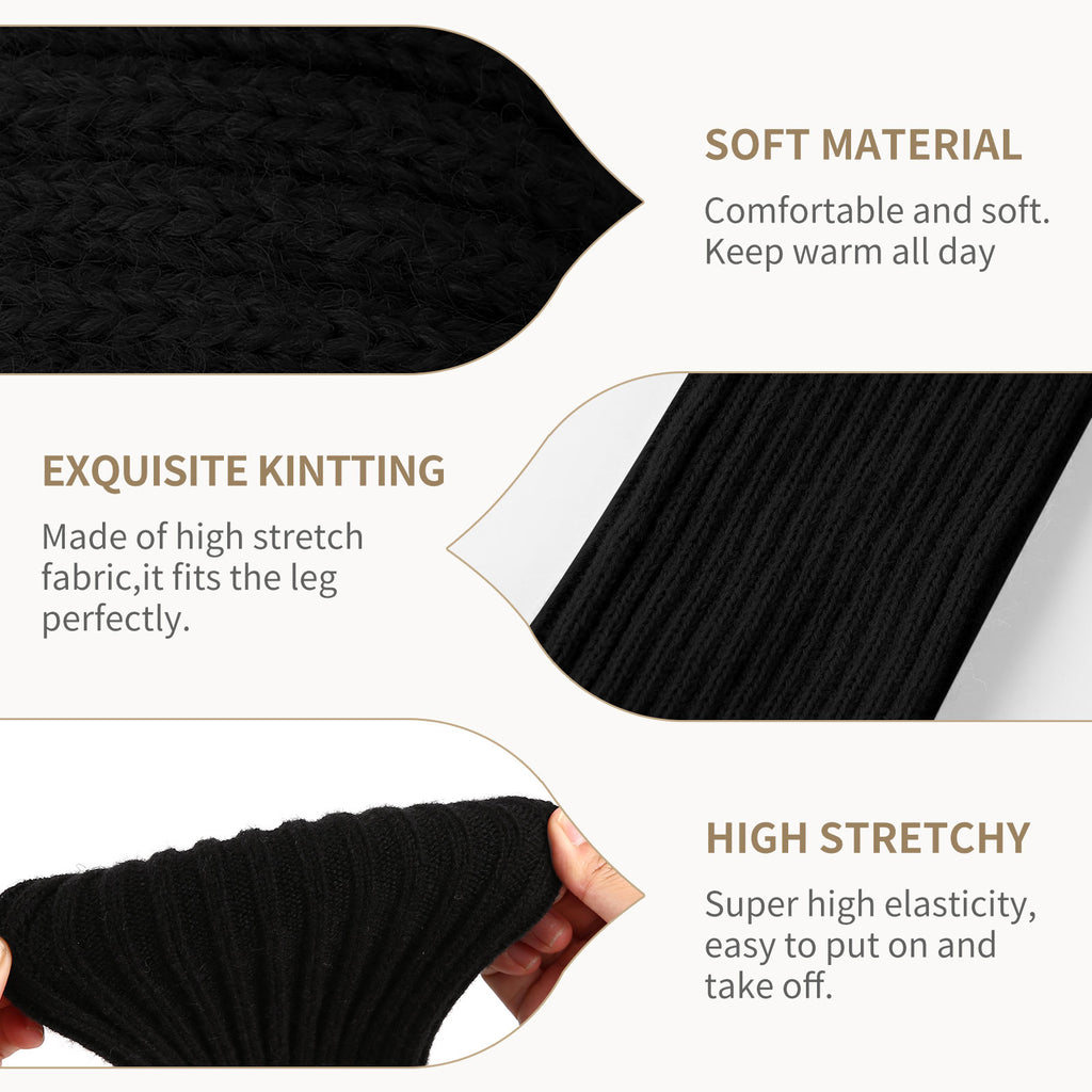 Stirrup Leg Warmers Black