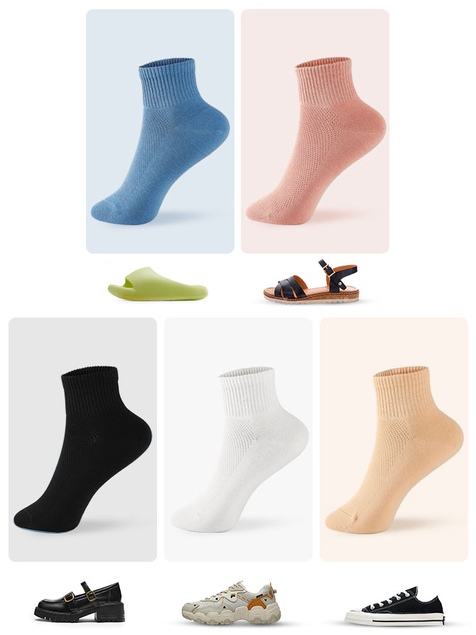 Mini Crew  5 Pairs  White