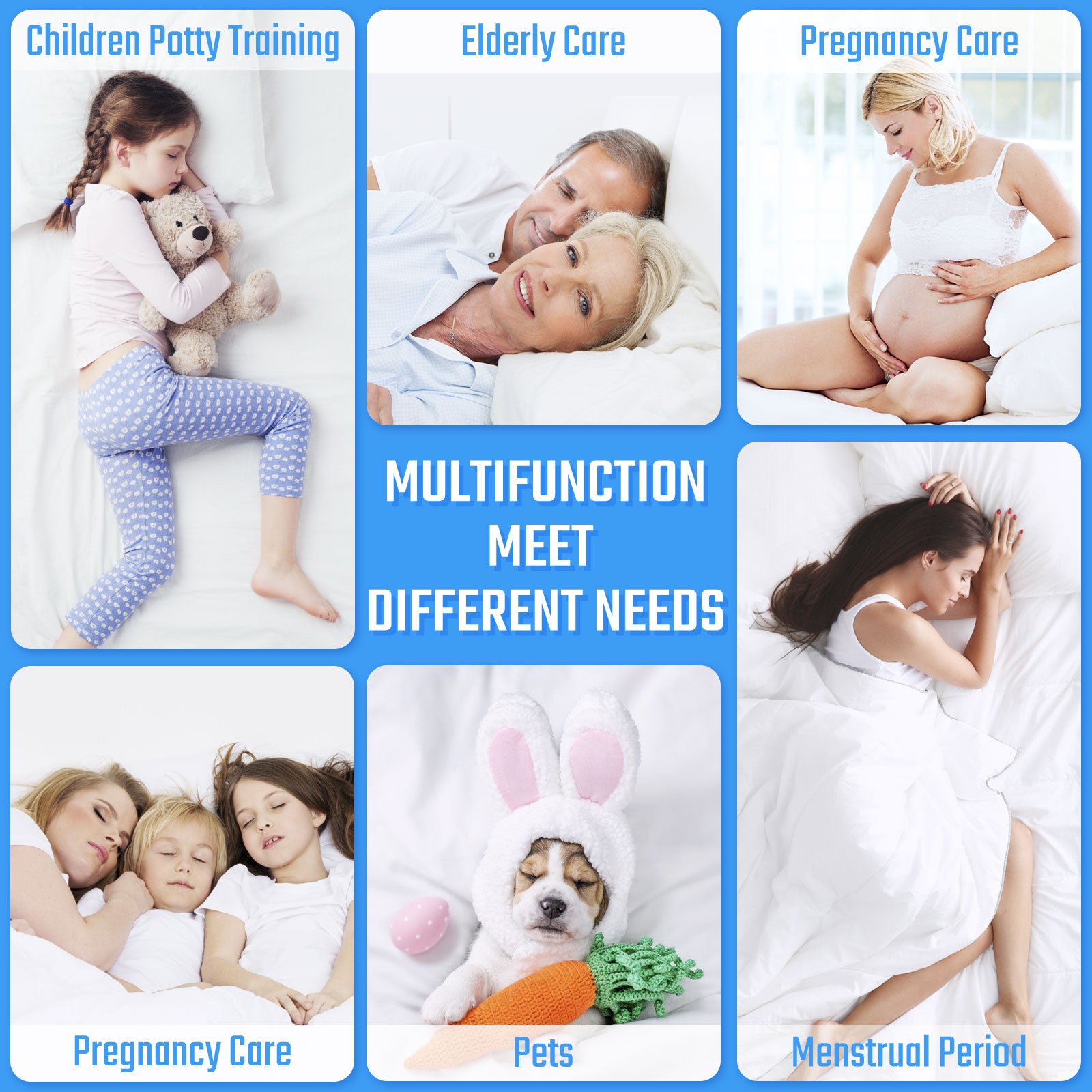 2 Pack Waterproof Mattress Protector