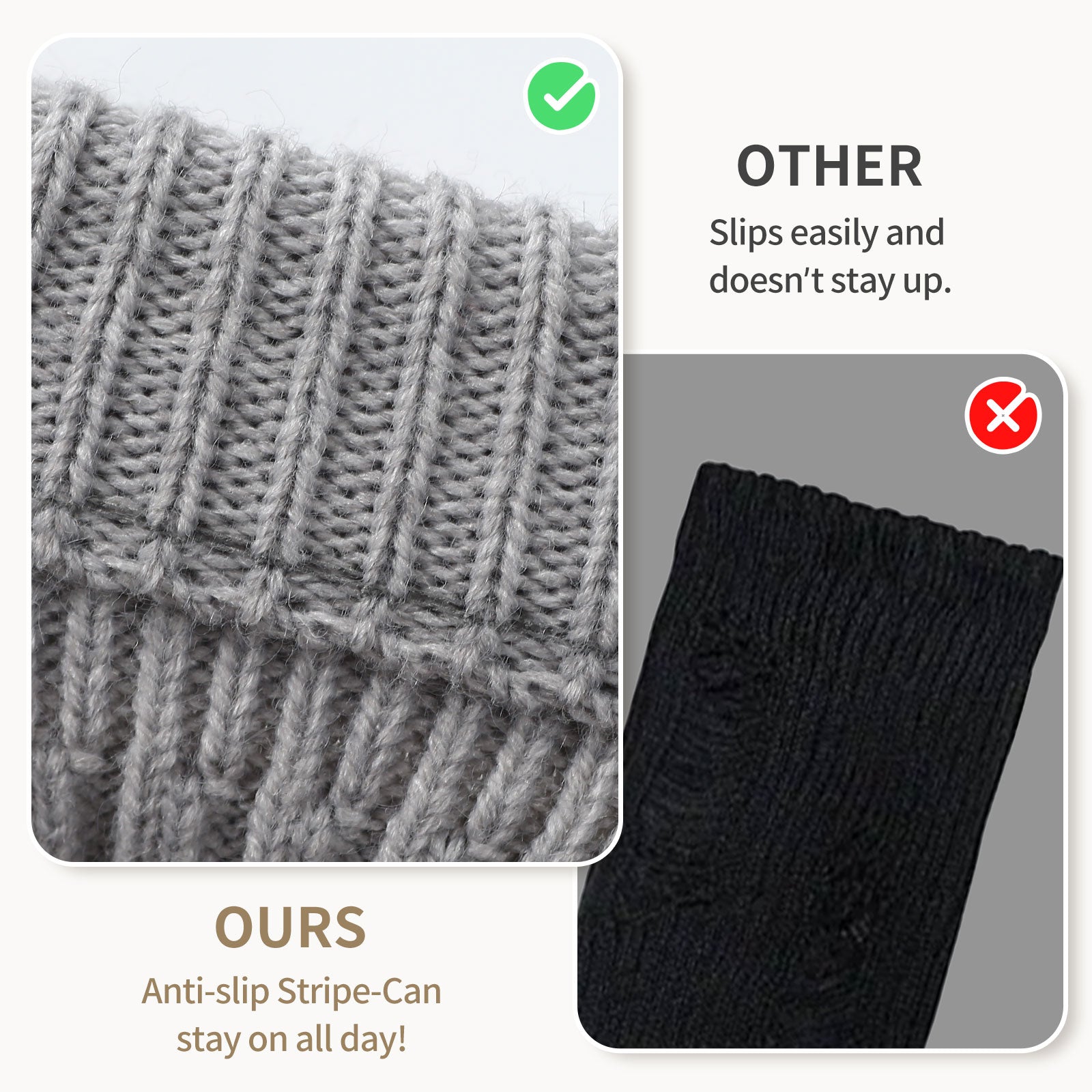 Stirrup Leg Warmers Grey