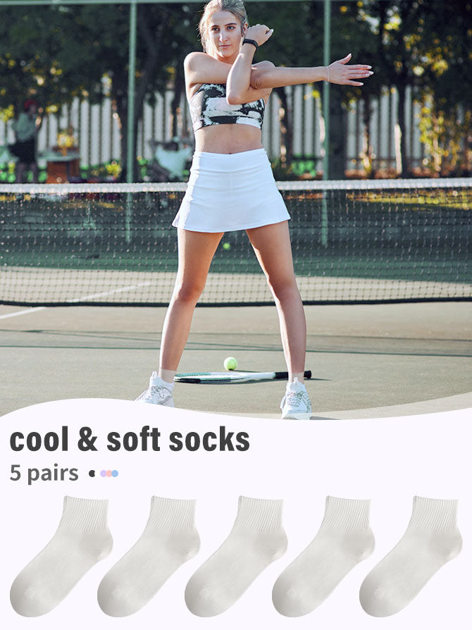 Mini Crew  5 Pairs  White