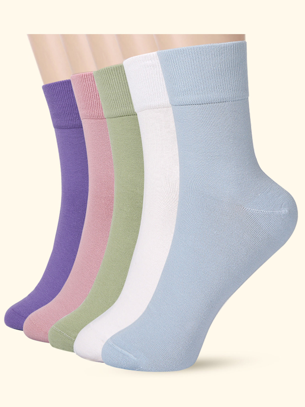 Crew  5 Pairs  Multicolor01