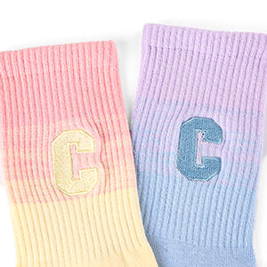 Crew  5 Pairs  Gradient Color