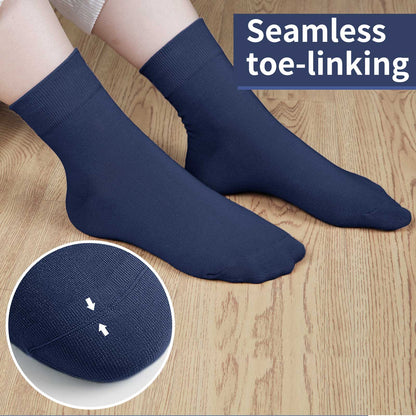 Crew  5 Pairs  Navy Blue