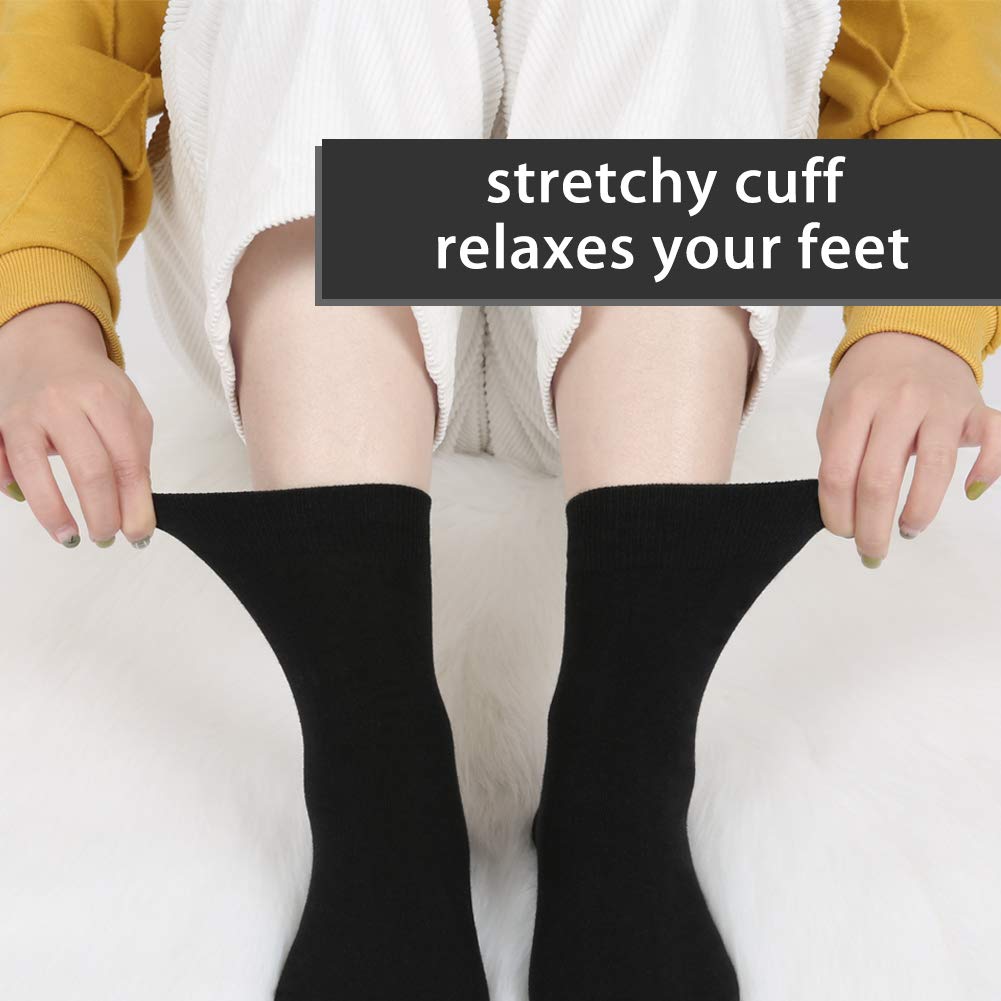 Crew  5 Pairs  Black