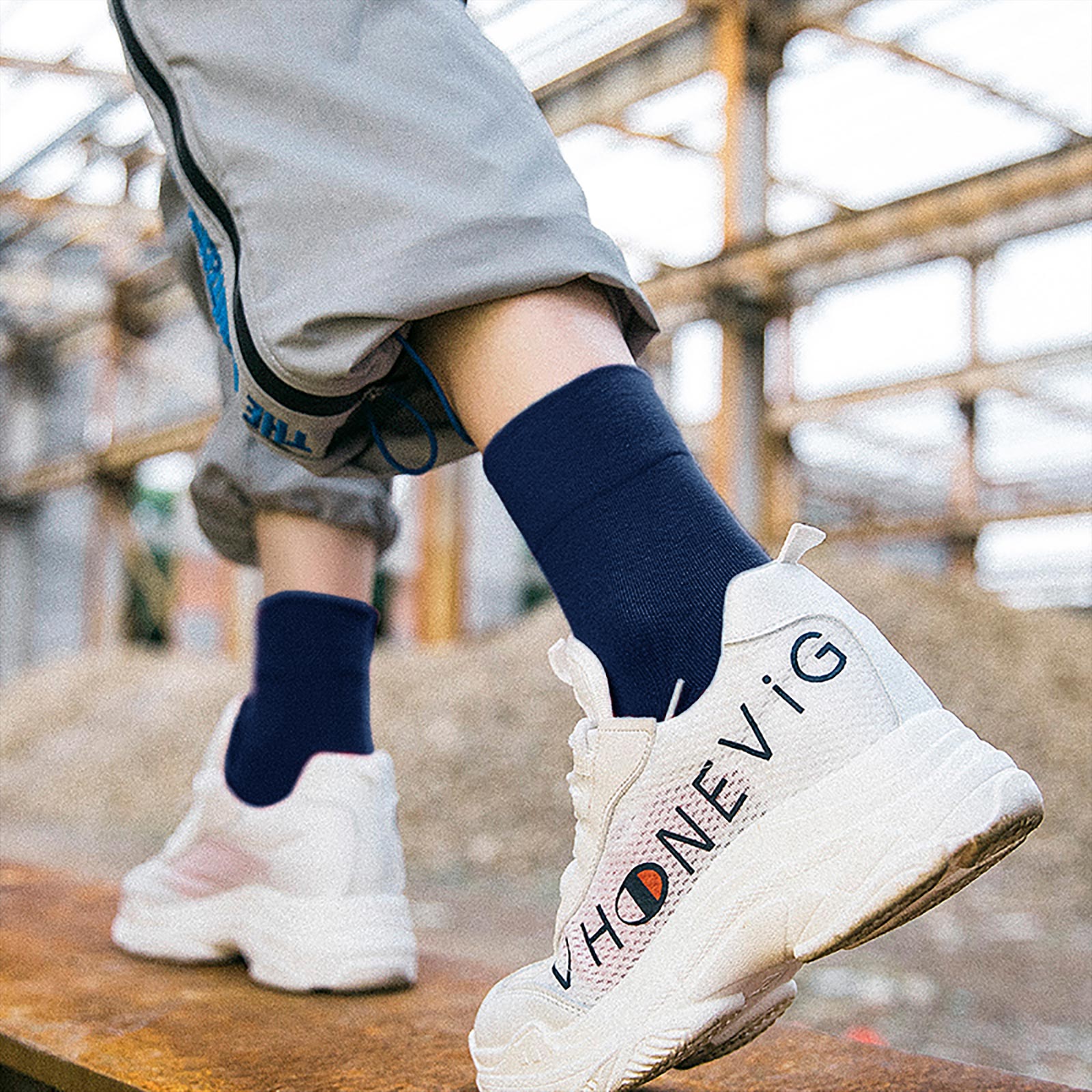 Crew  5 Pairs  Blue
